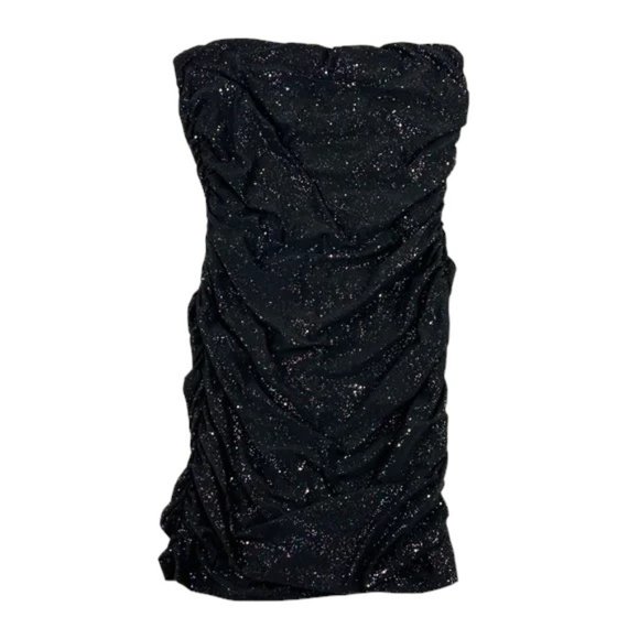 NWOT Sabora Mini Dress Womens Size L Black - Picture 1 of 9